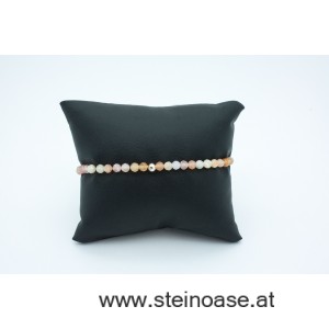 Armband Aprikosen-Achat facettiert 3mm